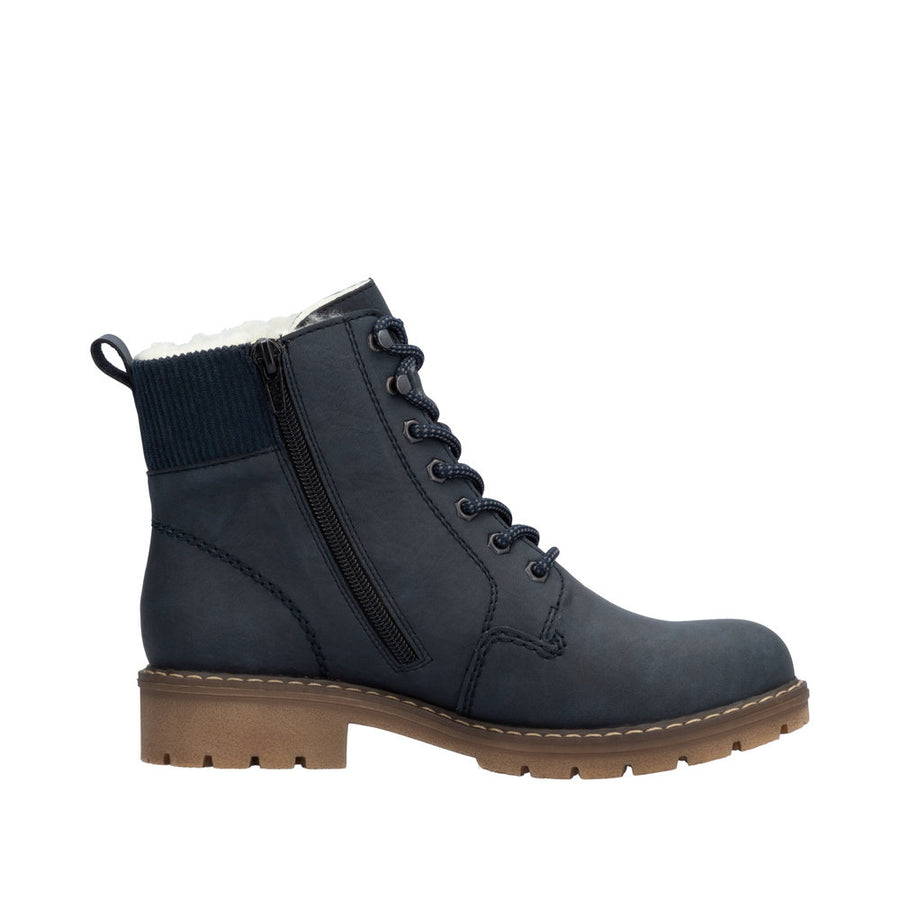 Rieker Y9102-14 Navy Water Resistant Boots