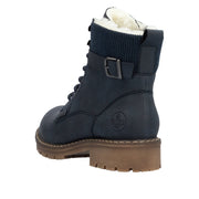Rieker Y9102-14 Navy Water Resistant Boots