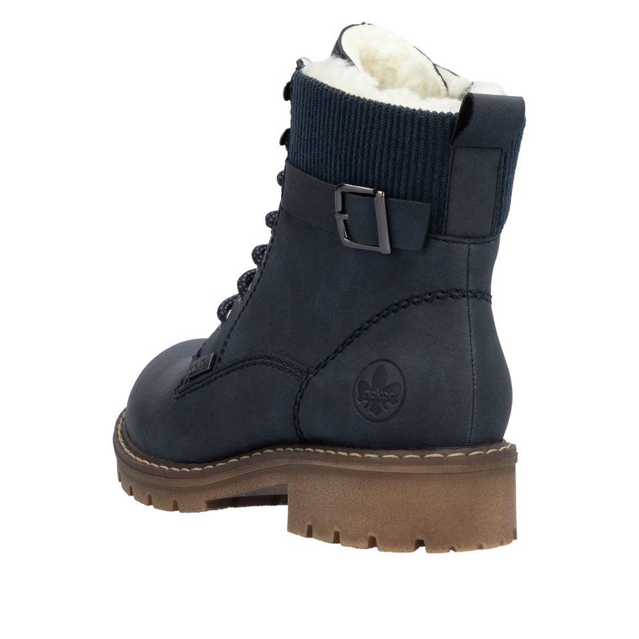 Rieker Y9102-14 Navy Water Resistant Boots