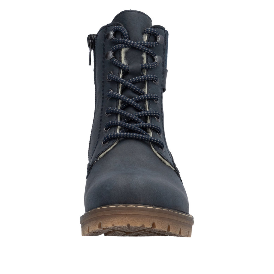 Rieker Y9102-14 Navy Water Resistant Boots