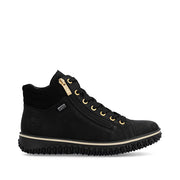 Rieker Z4263-00 Womens Water Resistant Black Boots
