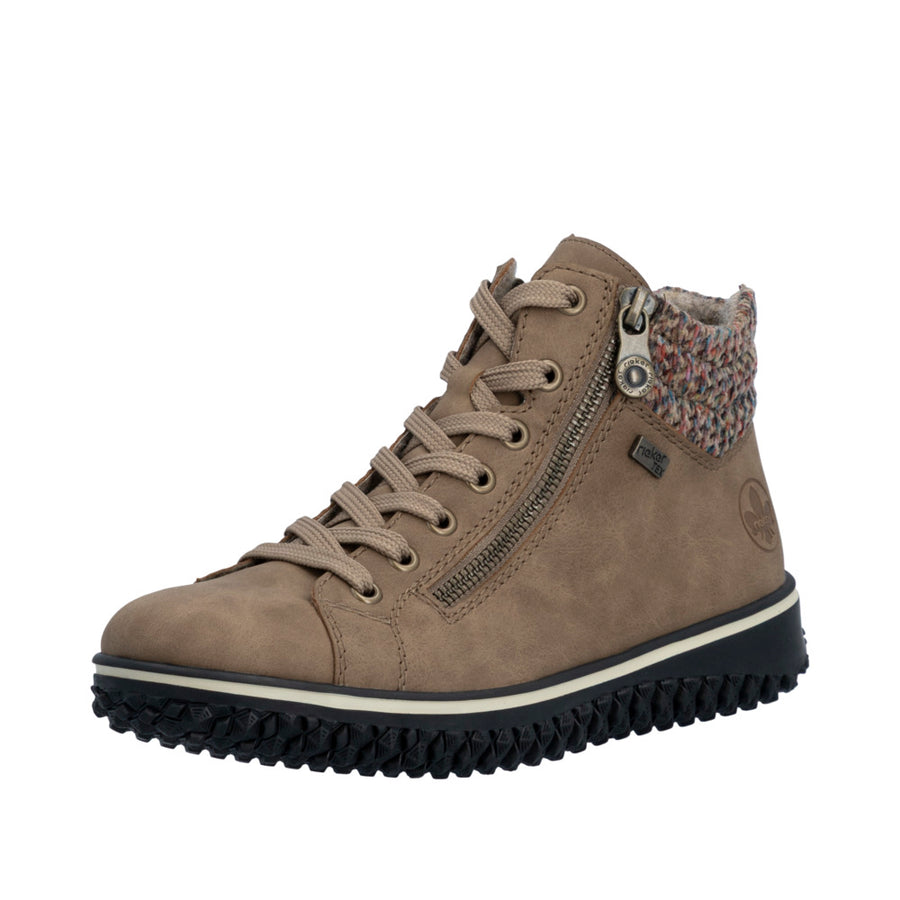 Rieker Z4263-20 Brown Water Resistant Boots