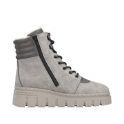 Rieker Z8904-40 Grey Warm Lined Boots