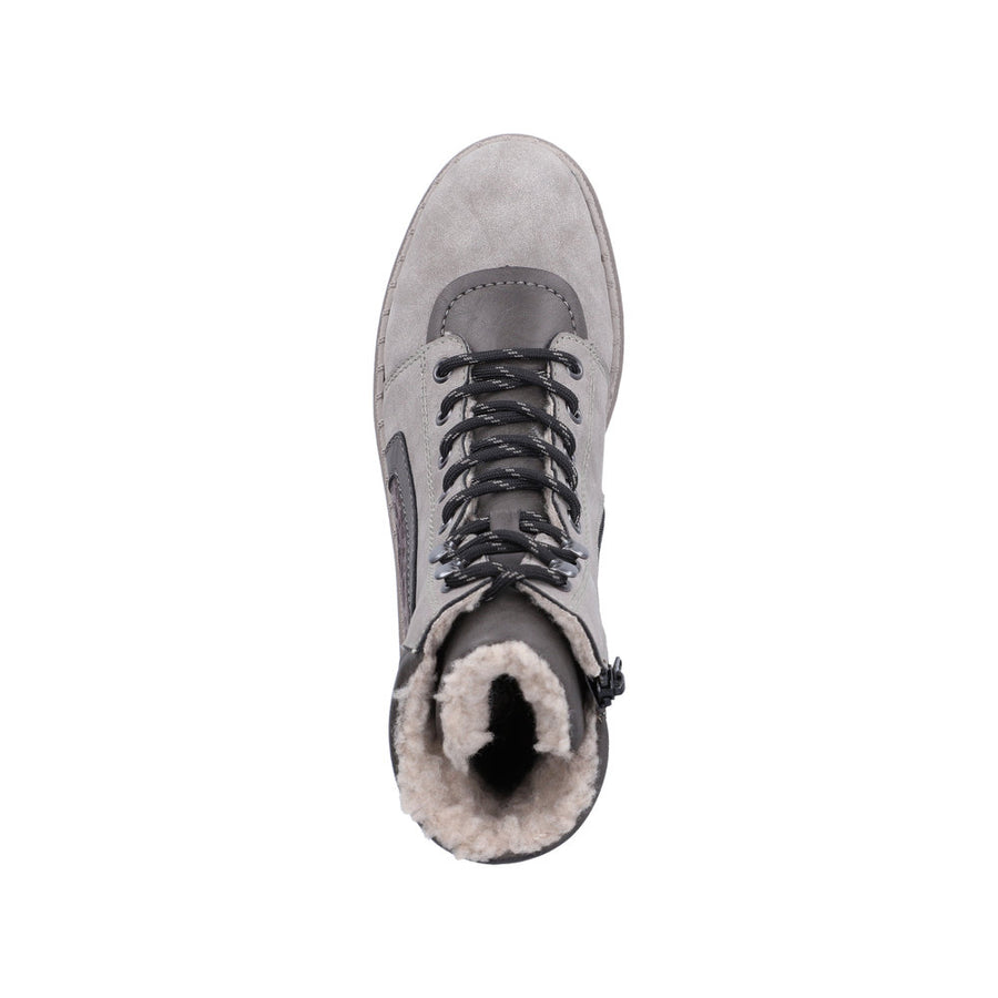 Rieker Z8904-40 Grey Warm Lined Boots