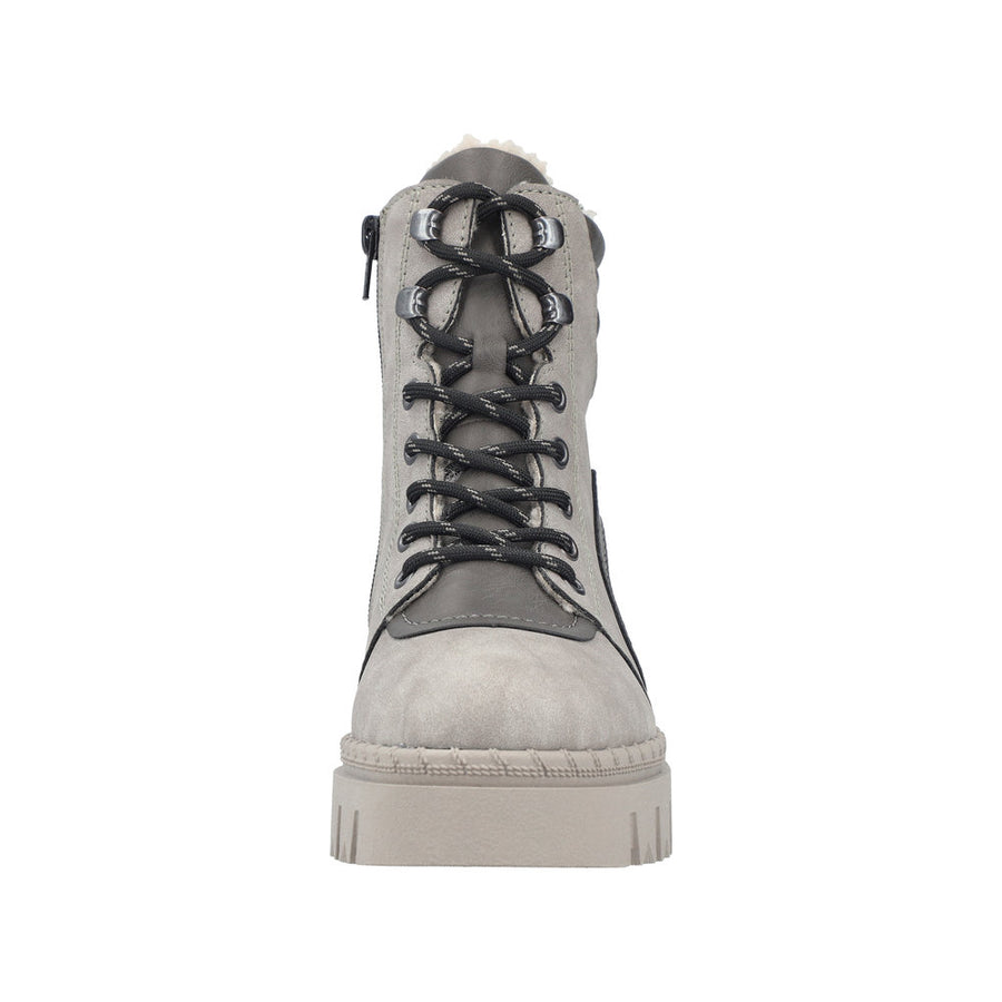 Rieker Z8904-40 Grey Warm Lined Boots