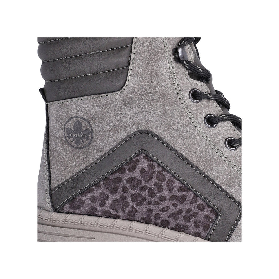 Rieker Z8904-40 Grey Warm Lined Boots