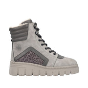 Rieker Z8904-40 Grey Warm Lined Boots