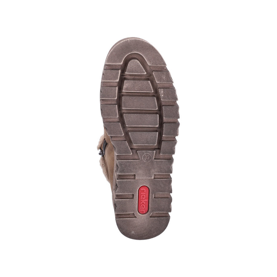 Rieker Z8906-20 Oat Water Resistant Warm Lined Boots