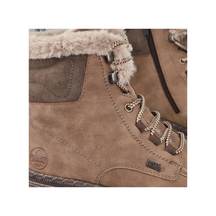 Rieker Z8906-20 Oat Water Resistant Warm Lined Boots
