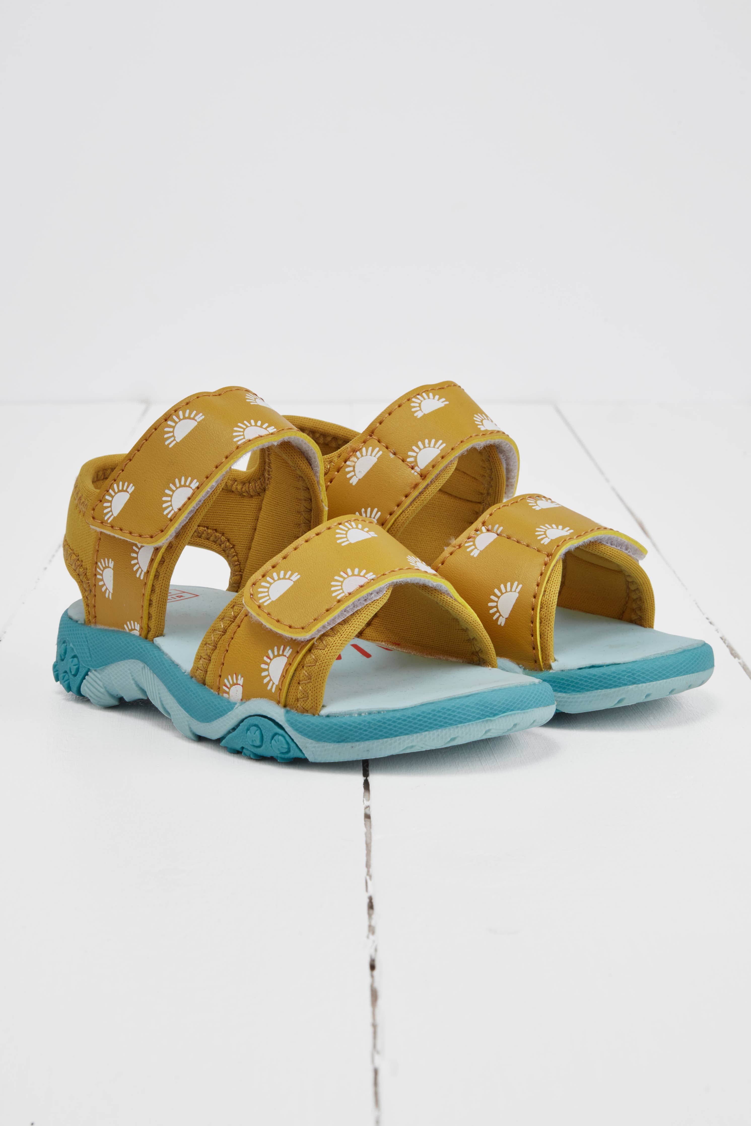 Grass & Air Kids Ochre Colour-Changing Sandals