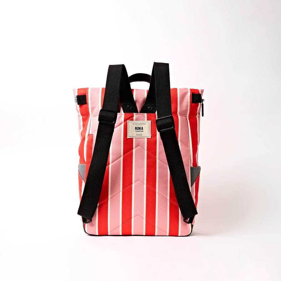 Roka Canfield Backpack in Seaside Stripe Canvas