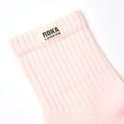 Roka Windsor Crew Socks for Women in Transcendent Pink