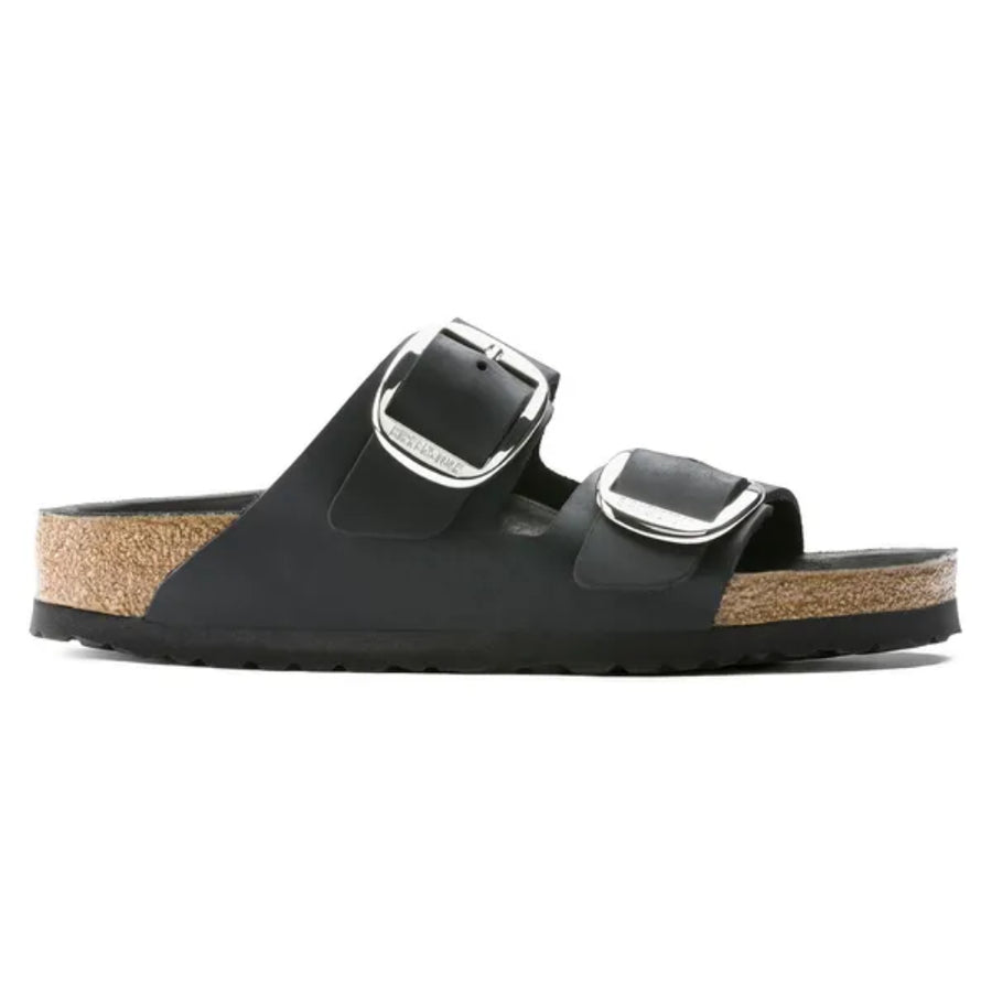 Birkenstock Arizona Big Buckle Oiled Leather Black 1011074 Sandals