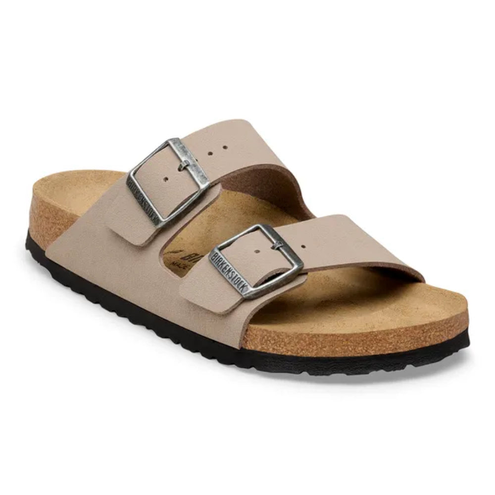 Birkenstock Arizona Birkibuc Unisex Grey Taupe 1032019 Sandals