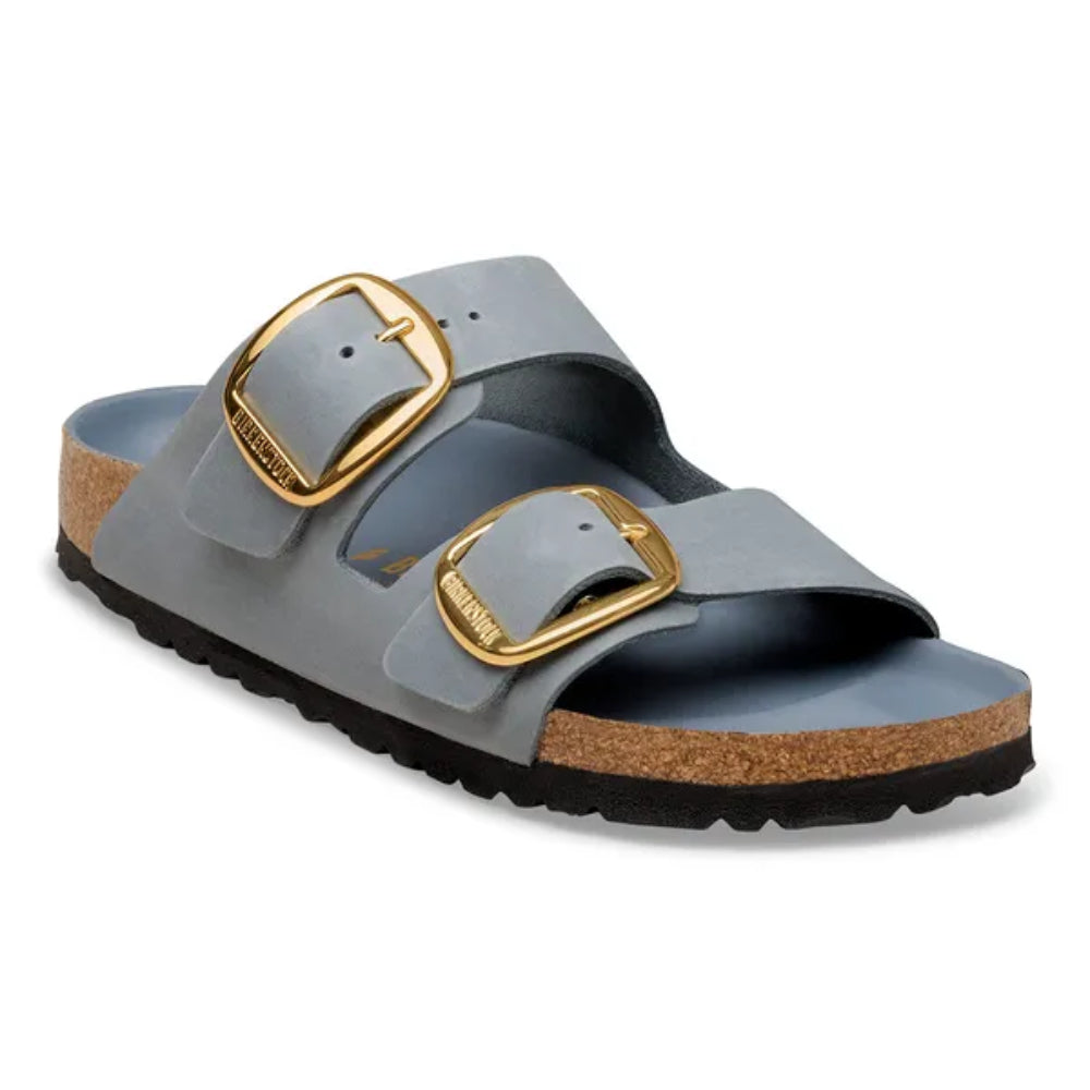 Birkenstock Arizona Big Buckle Oiled Leather Basalt Grey 1032027 Sandals