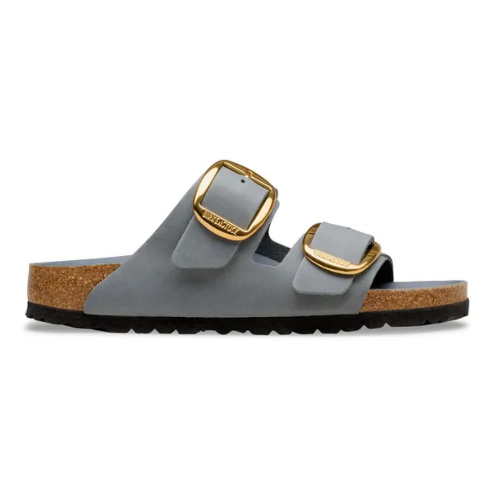 Birkenstock Arizona Big Buckle Oiled Leather Basalt Grey 1032027 Sandals