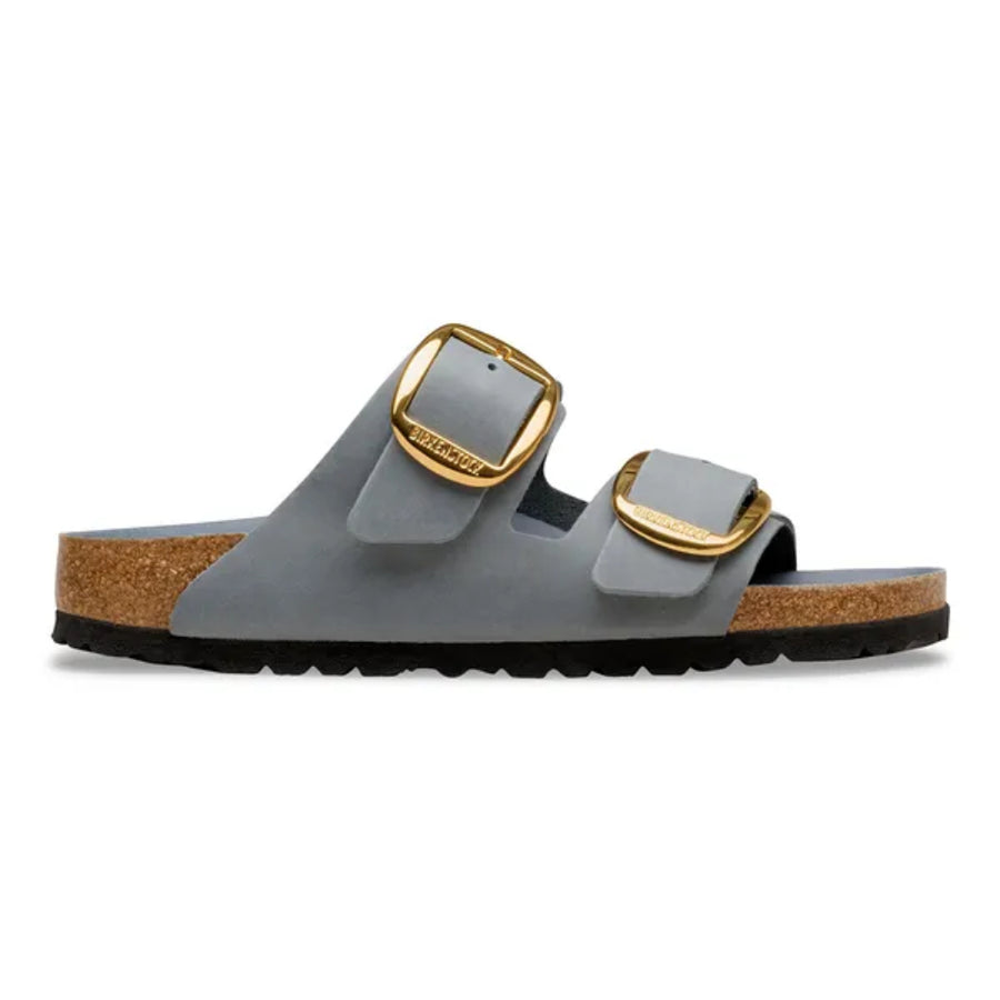 Birkenstock Arizona Big Buckle Oiled Leather Basalt Grey 1032027 Sandals
