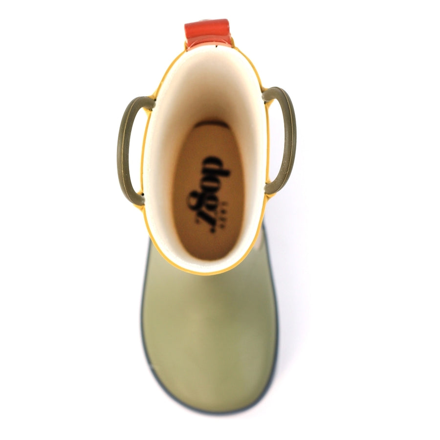 Lazy Dogz Bubblegum Olive Wellington Boots
