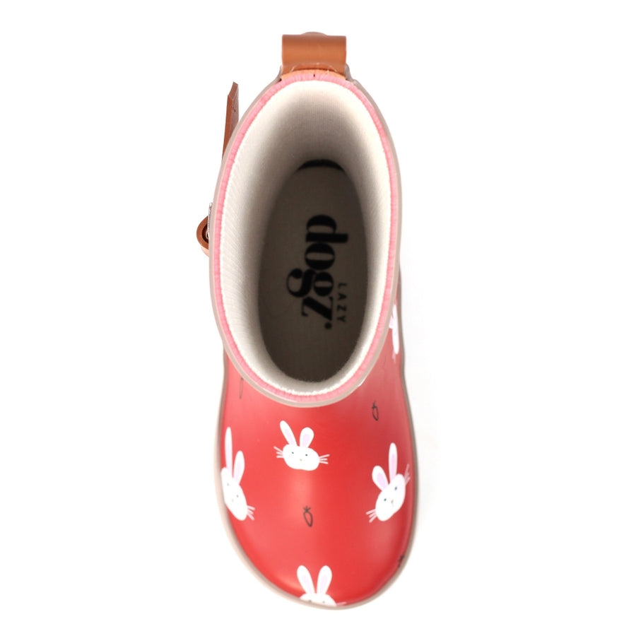 Lazy Dogz Bunny Toddler Wellington Berry