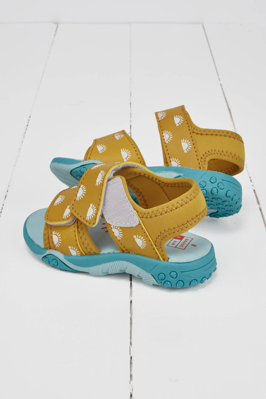 Grass & Air Kids Ochre Colour-Changing Sandals