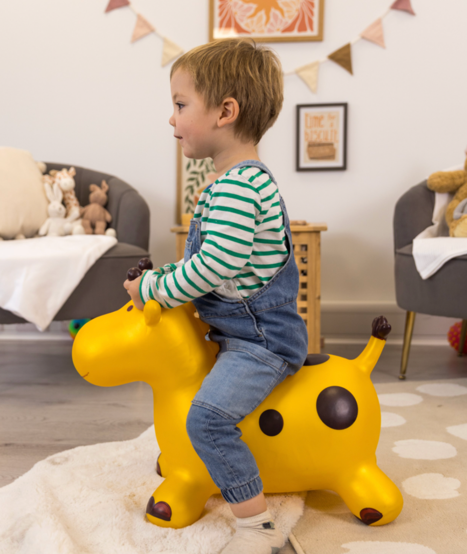 Happy Hopperz GOLD GIRAFFE - Space Hopper For Little People