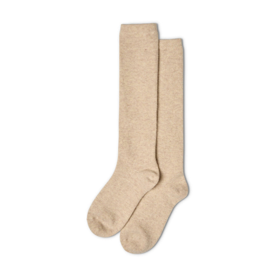 Chalk Cosy Cashmere Lounge Sock Oatmeal