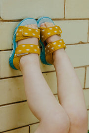 Grass & Air Kids Ochre Colour-Changing Sandals