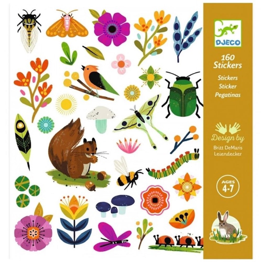 Djeco Small Gifts For Older Ones - Stickers Garden DJ09272