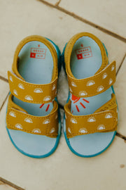 Grass & Air Kids Ochre Colour-Changing Sandals