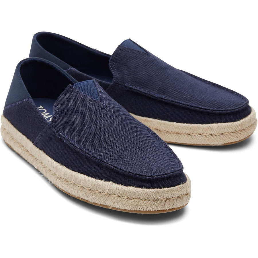 TOMS Alonso Loafer Rope Navy Shoes