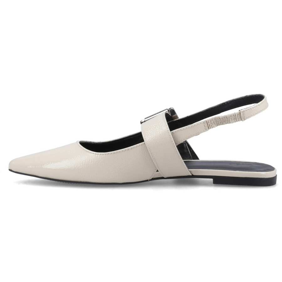 Hush Puppies Diya Buckle Mary Jane Cream Shoes