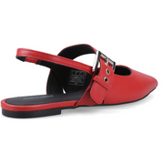 Hush Puppies Diya Buckle Mary Jane Red Shoes