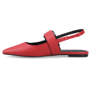 Hush Puppies Diya Buckle Mary Jane Red Shoes