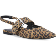 Hush Puppies Diya Suede Mary Jane Leopard Shoes
