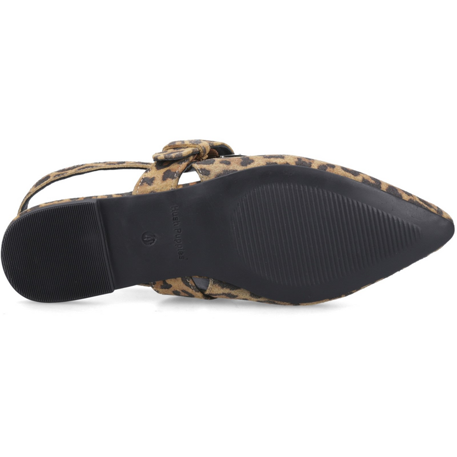 Hush Puppies Diya Suede Mary Jane Leopard Shoes
