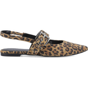 Hush Puppies Diya Suede Mary Jane Leopard Shoes
