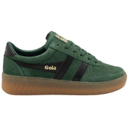 Gola Womens Grandslam Suede Evergreen/Black/Gum Womens Trainers
