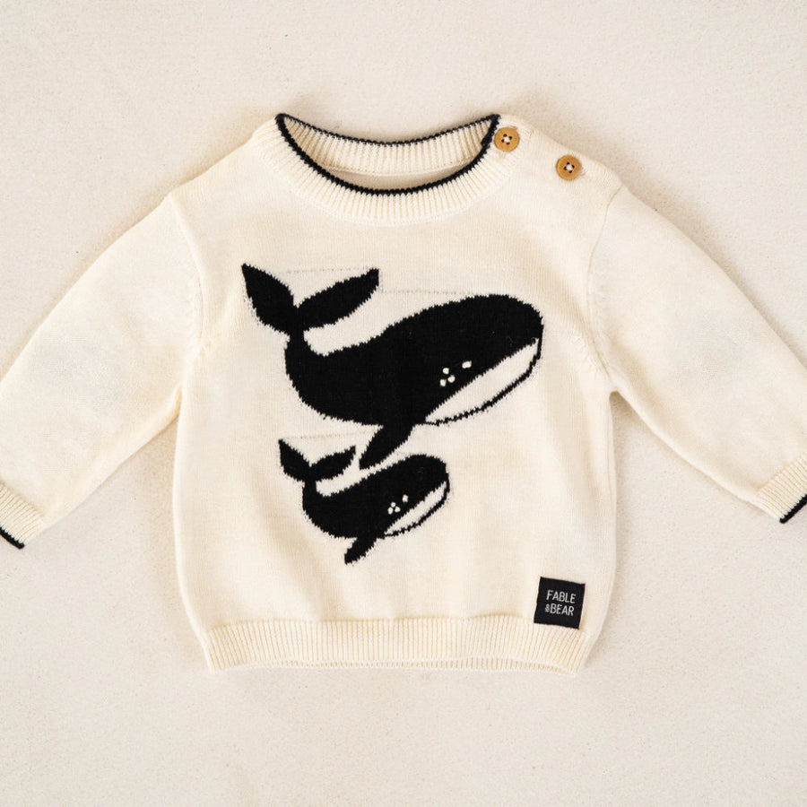 Fable & Bear Whale Jumper (H25-07)