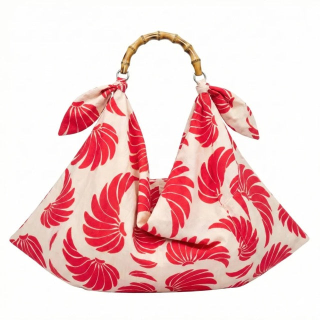 Serendipity By Ellie Beaumont - Handkerchief Bag - Fuchsia Banana - SCHB8073.1