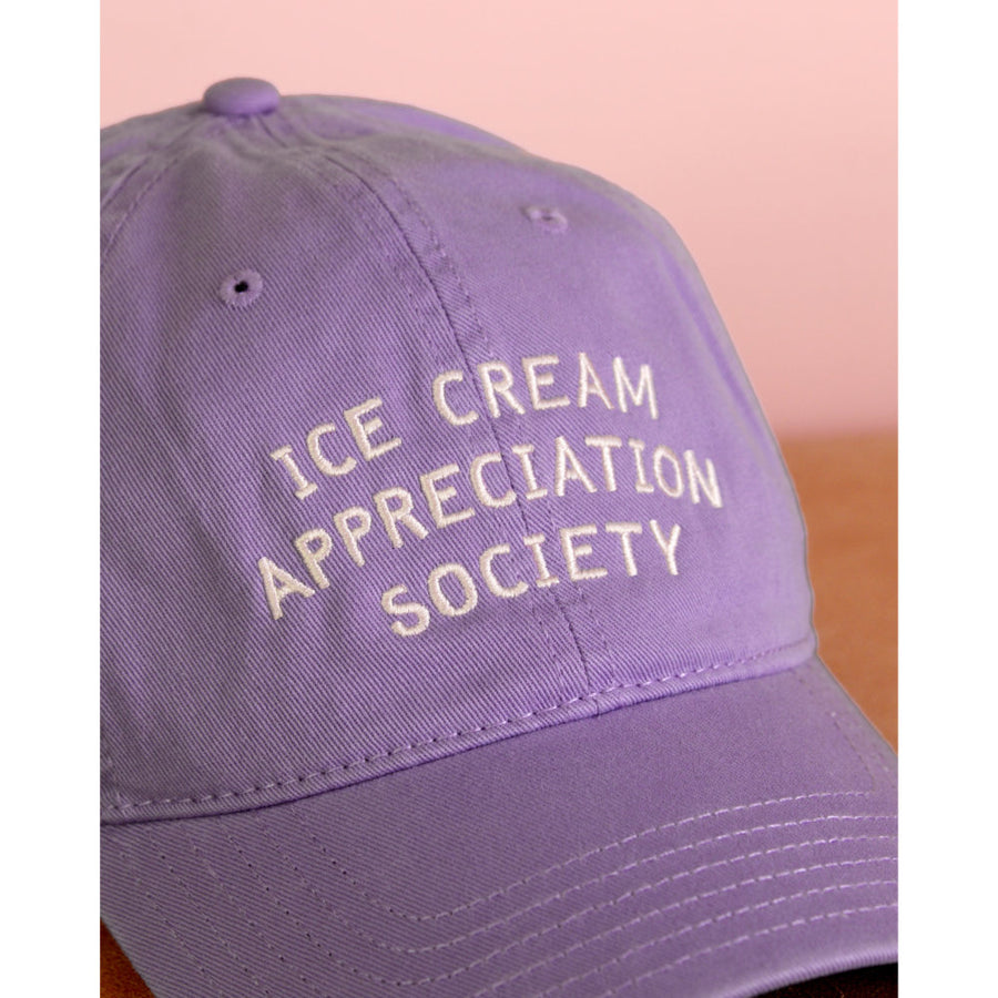 Alphabet Bags Sunshine Appreciation Society - Baseball Cap - Lavender