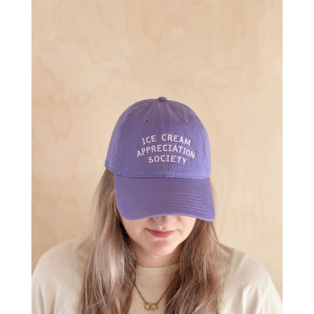 Alphabet Bags Sunshine Appreciation Society - Baseball Cap - Lavender