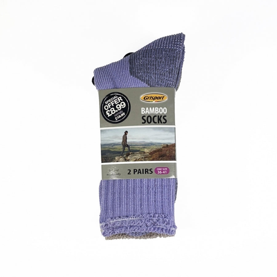 Grisport ZGS137 Ladies 2 Pack Socks 36-41