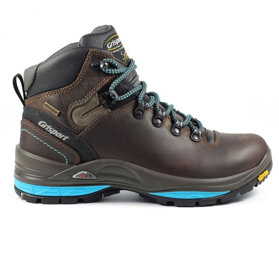 Grisport Lady Glide Brown and Blue Waterproof  Boots
