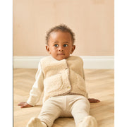 Chalk Lamb Gilet Polar