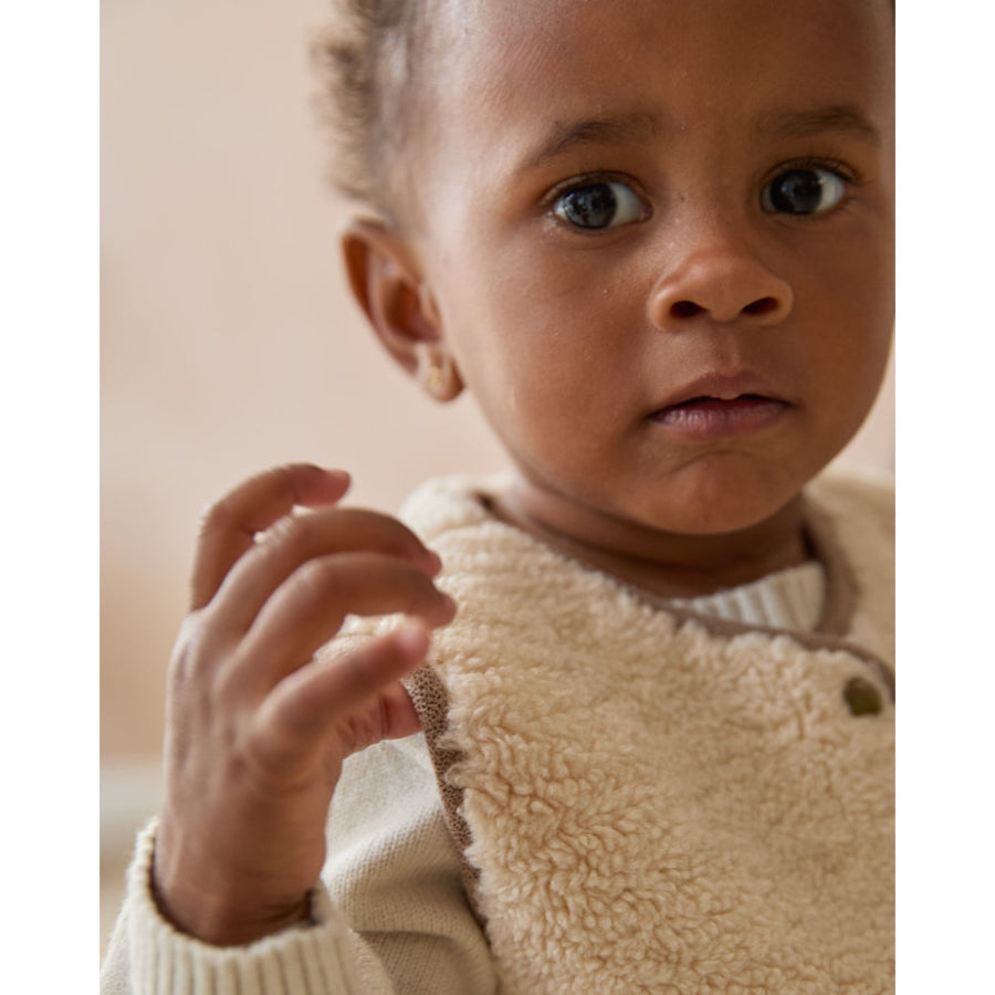 Chalk Lamb Gilet Polar