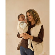 Chalk Lamb Gilet Polar