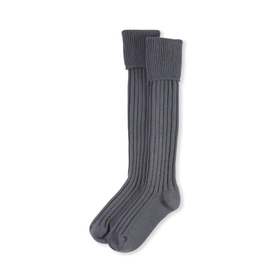 Chalk Long Boot Sock Charcoal