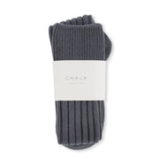 Chalk Long Boot Sock Charcoal