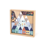 Janod Cross Roads Mountain Valley Blocks Set J05947