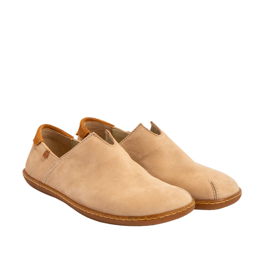 El Naturalista BAREFOOT N275 Nobuck Lavado Cream/El Viajero Cream Shoes